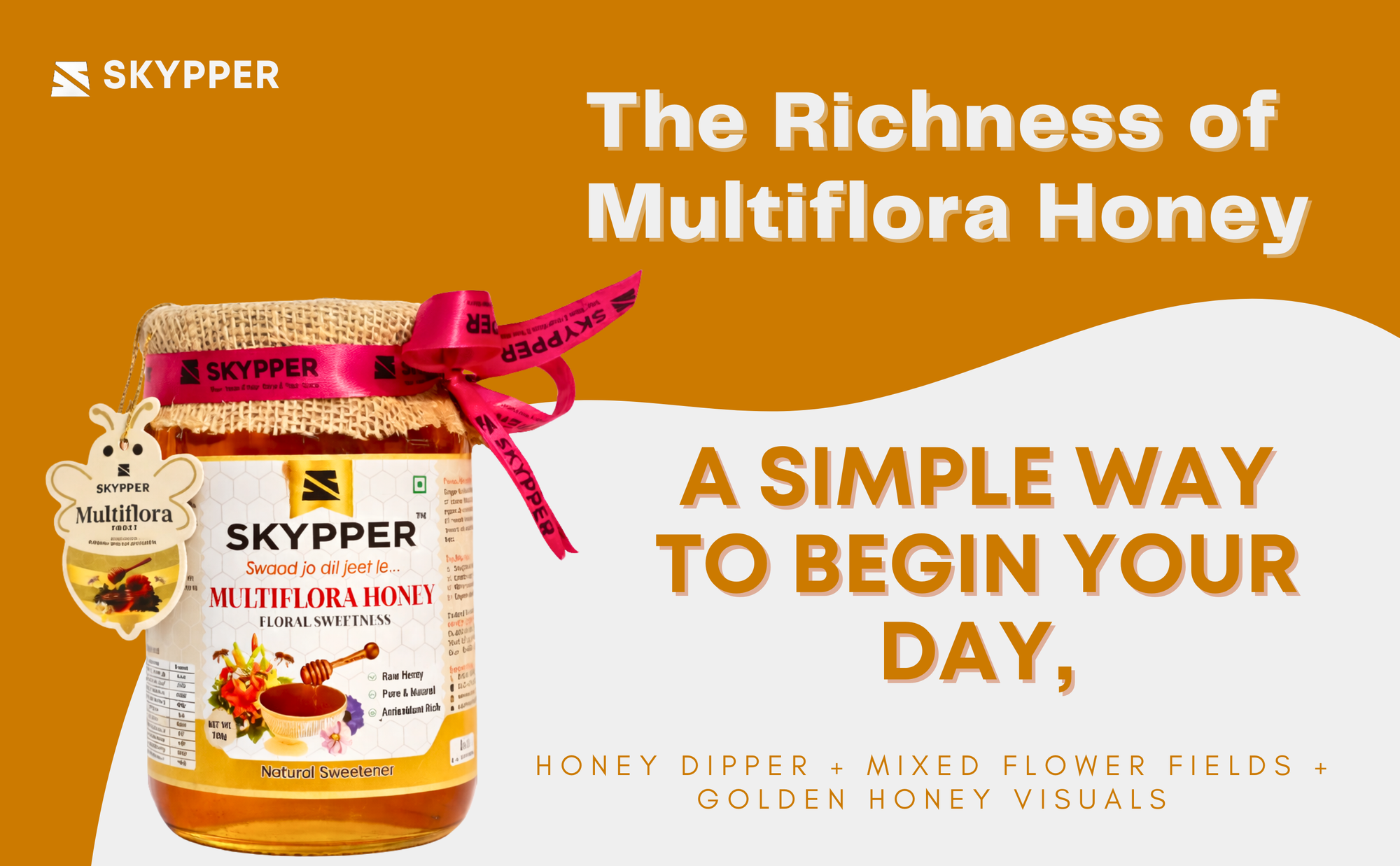 Multiflora Honey - Pure Raw multi-flower Honey