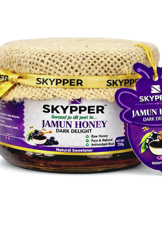 Skypper Jamun Honey - | Premium Quality | No Adulteration | Food graded Glass Jar | - SKYPPER LIFESTYLE