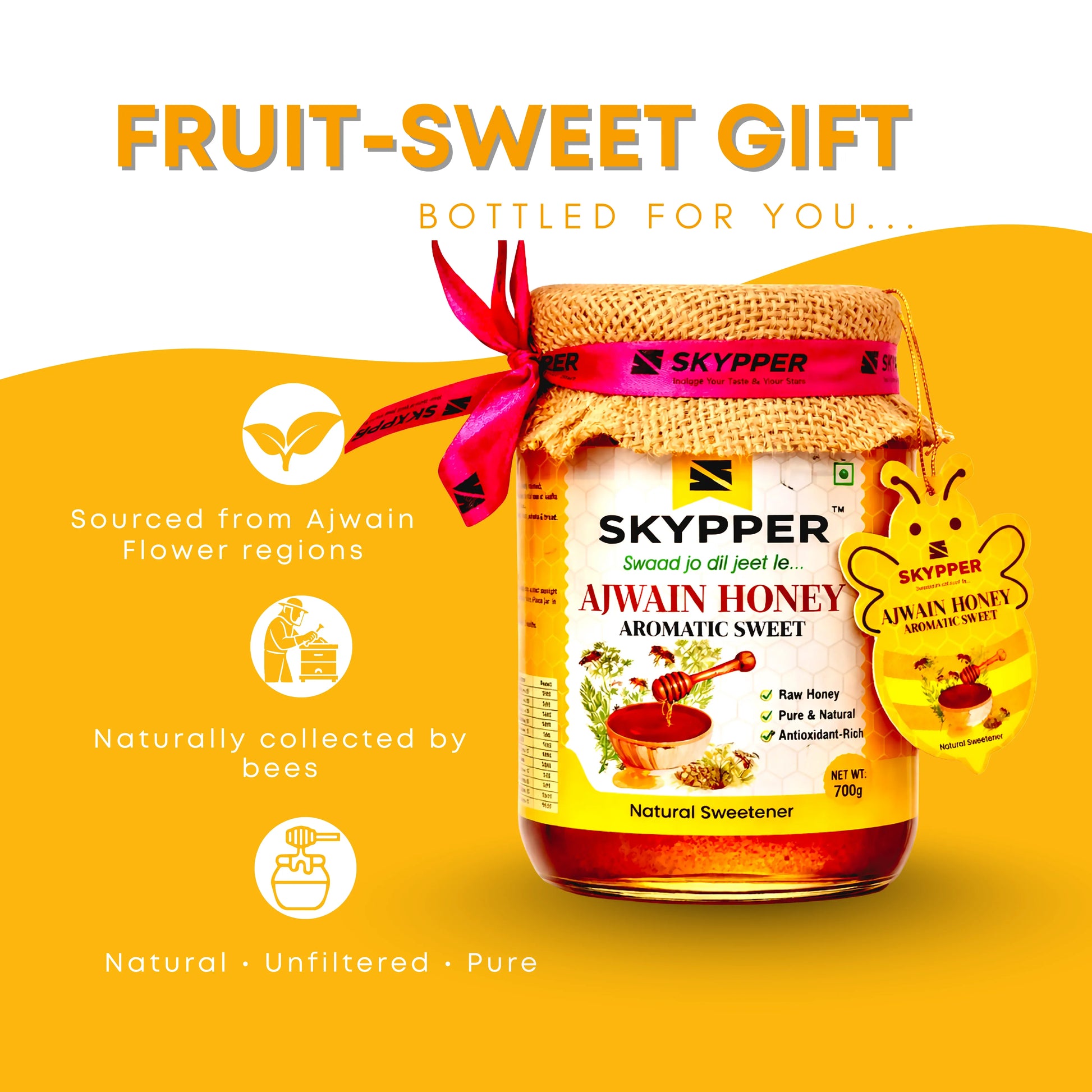 Skypper Multiflora Honey - Pure Raw Wildflower Honey - SKYPPER LIFESTYLE