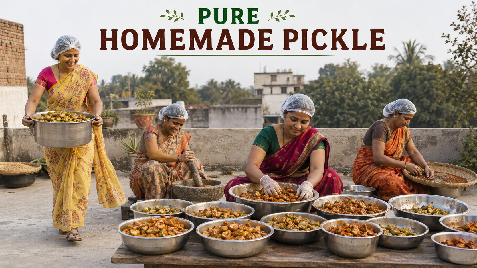 Home-made Garlic Pickle | Cold Pressed Mustard oil | Food graded Glass Jar