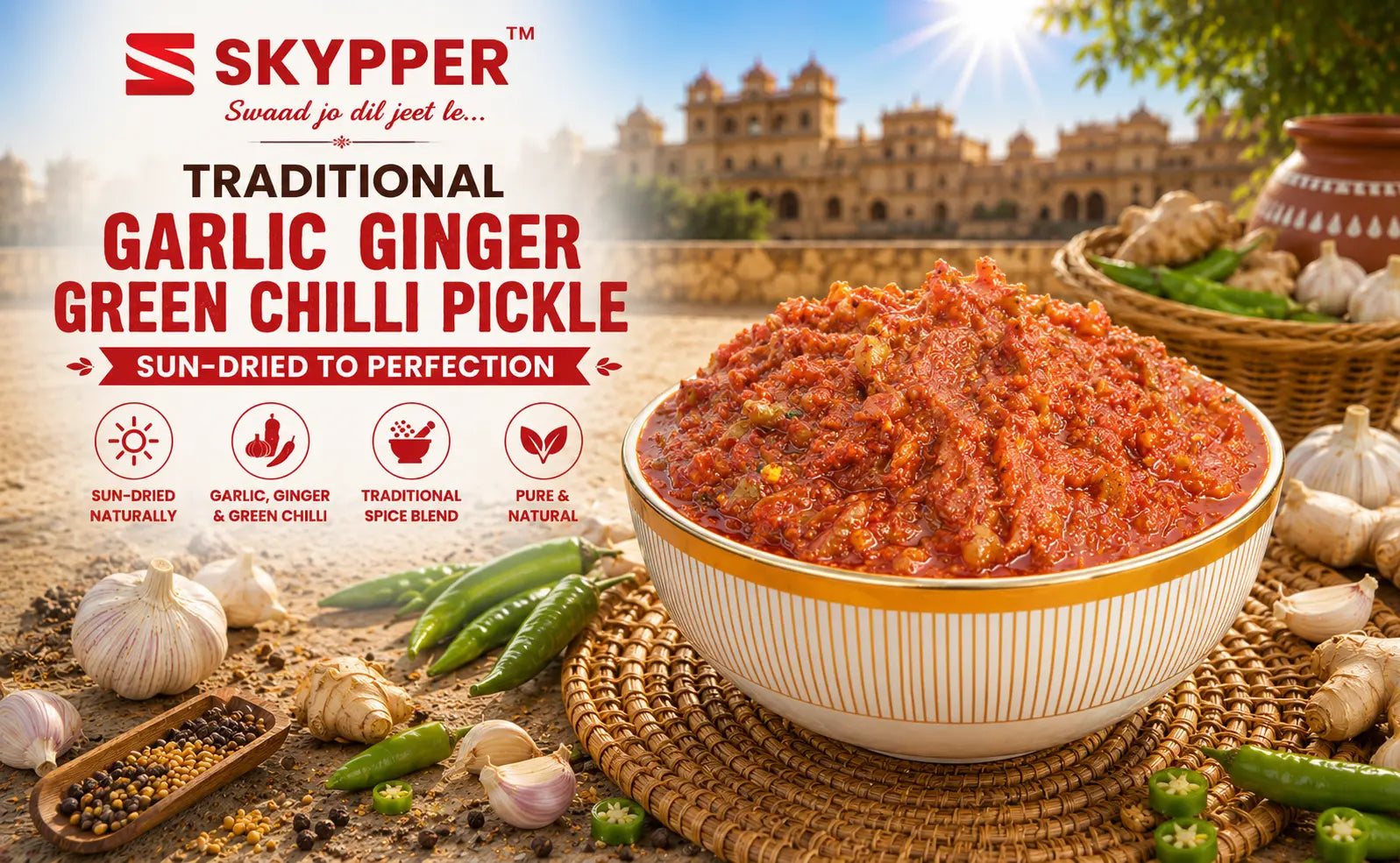 Mixed Pickle + Mango Pickle — Two Timeless Classics in One Pack